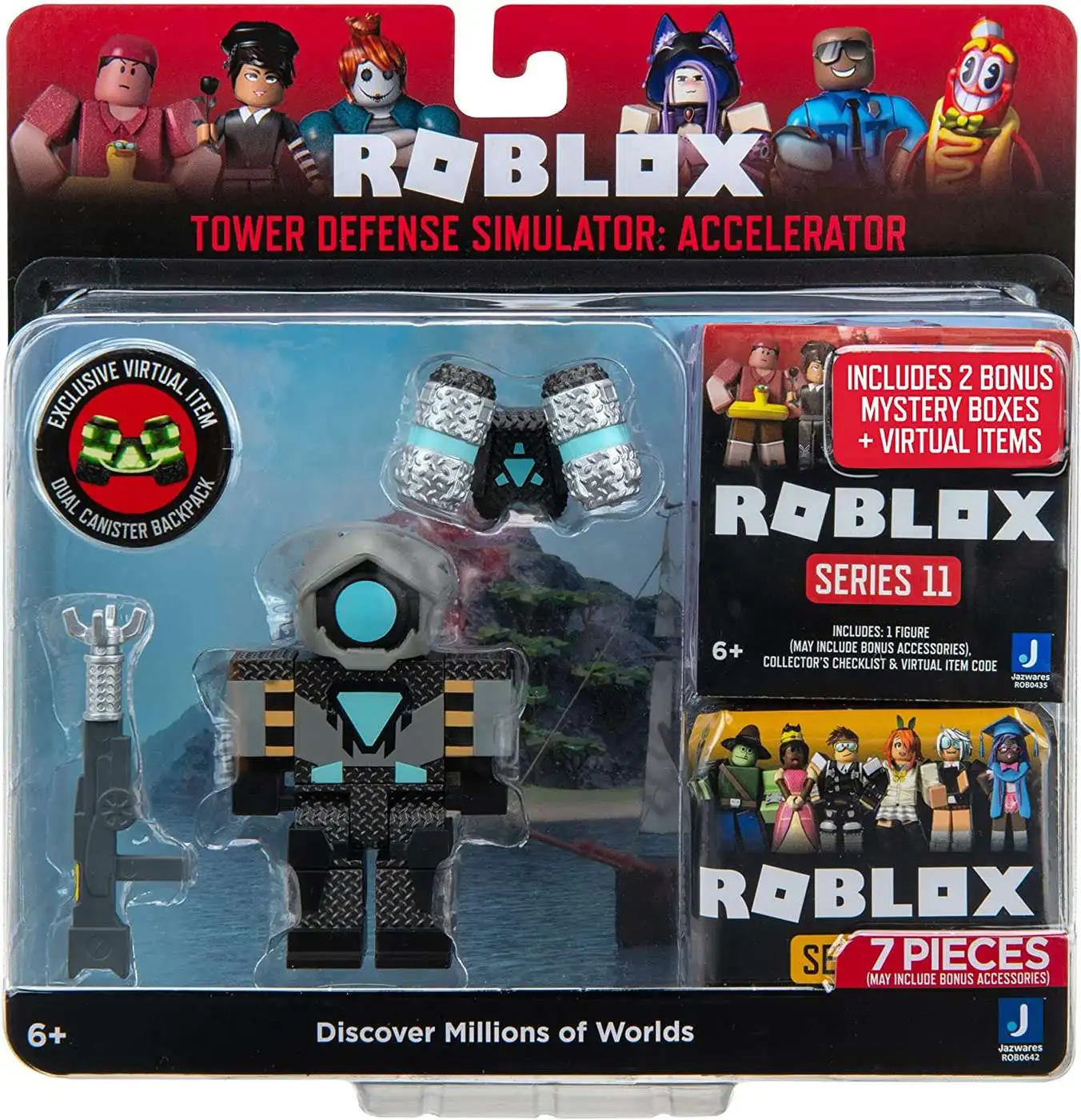 1FRE Roblox 3 Figure, Series 11 Tower Defense Simulator: Accelerator (NO  CODE)