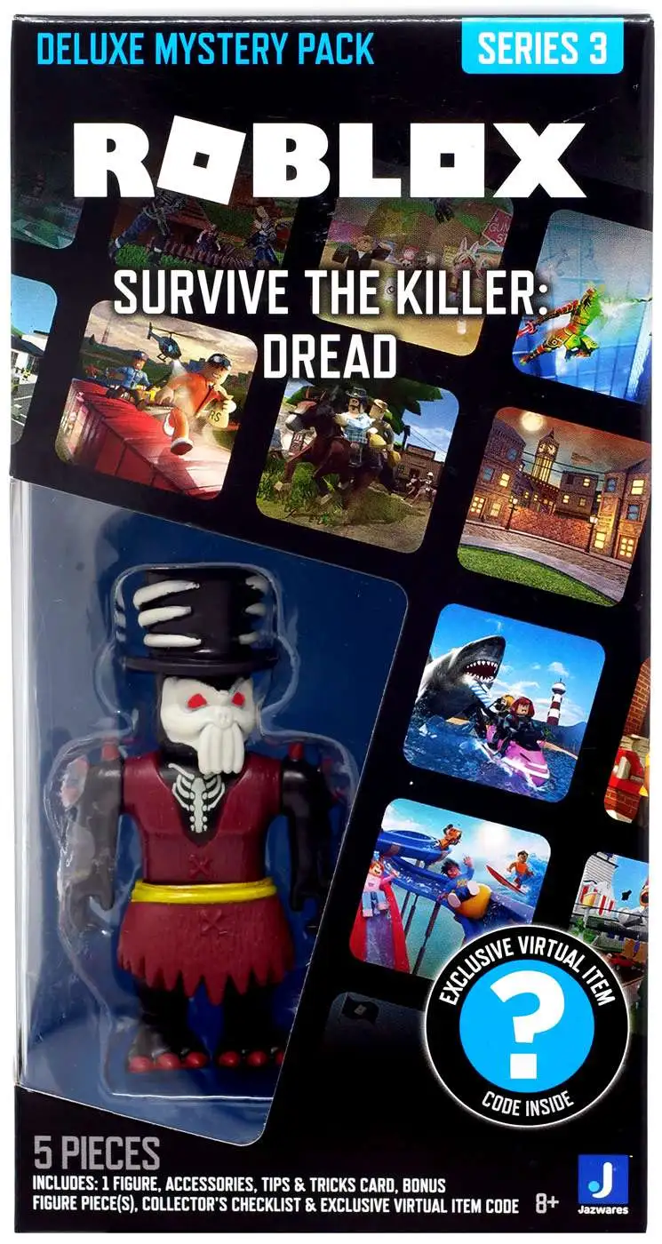 Roblox Series 3 Survive the Killer Dread 3 Deluxe Mystery Pack Jazwares