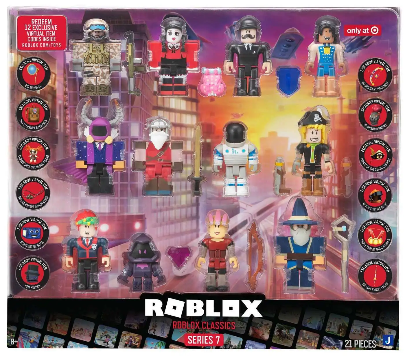 Series 7 Roblox Classics Exclusive Action Figure 12-Pack [Damaged Package]