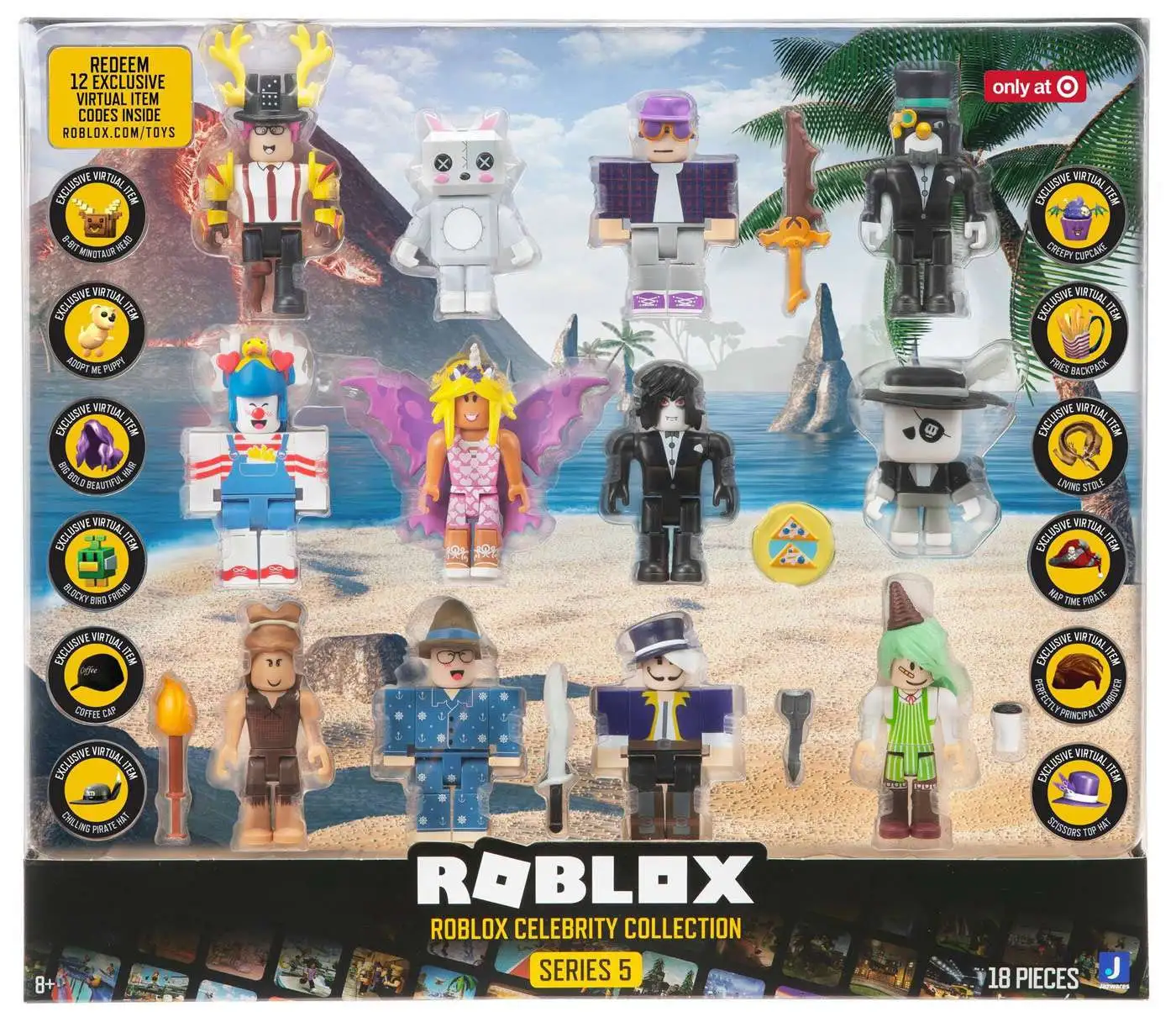  Playset Celebrity Collection - Series 3 Figure 12-Pack  (Includes 12 Exclusive Virtual Items) : Movies & TV