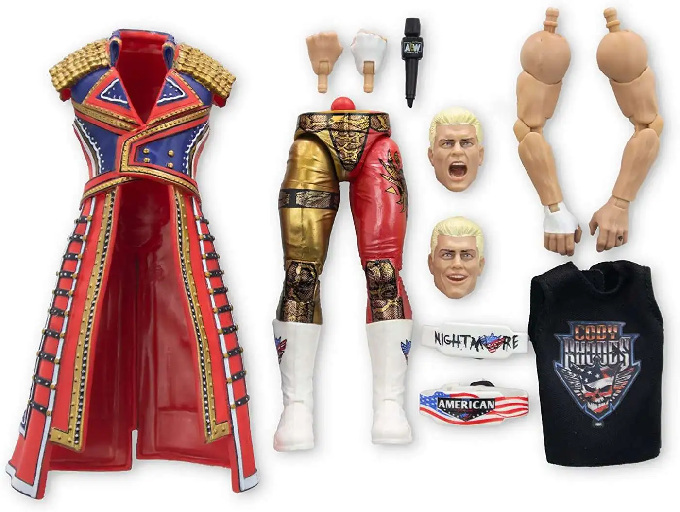 AEW All Elite Wrestling Unrivaled Supreme Collection Cody Rhodes Action  Figure Jazwares - ToyWiz
