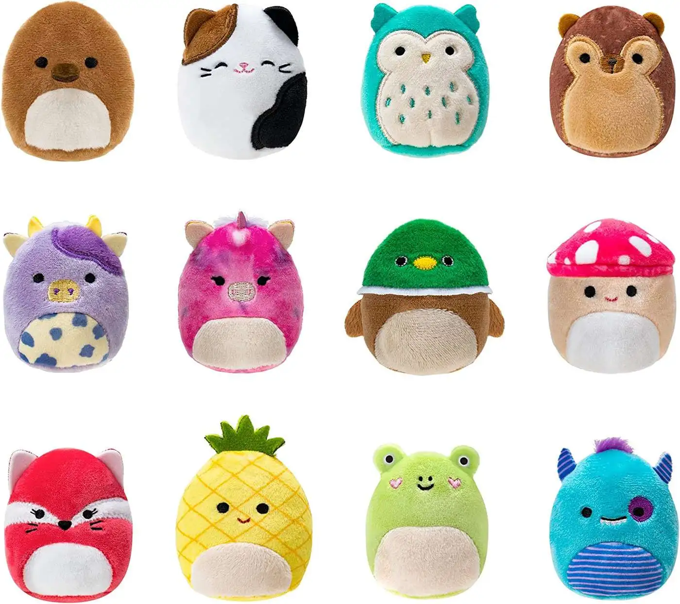 Sweat à Capuche Squishmallows Cam Le Chat - Corps écru, Manches Noires - Coton Doux Pour Fille
