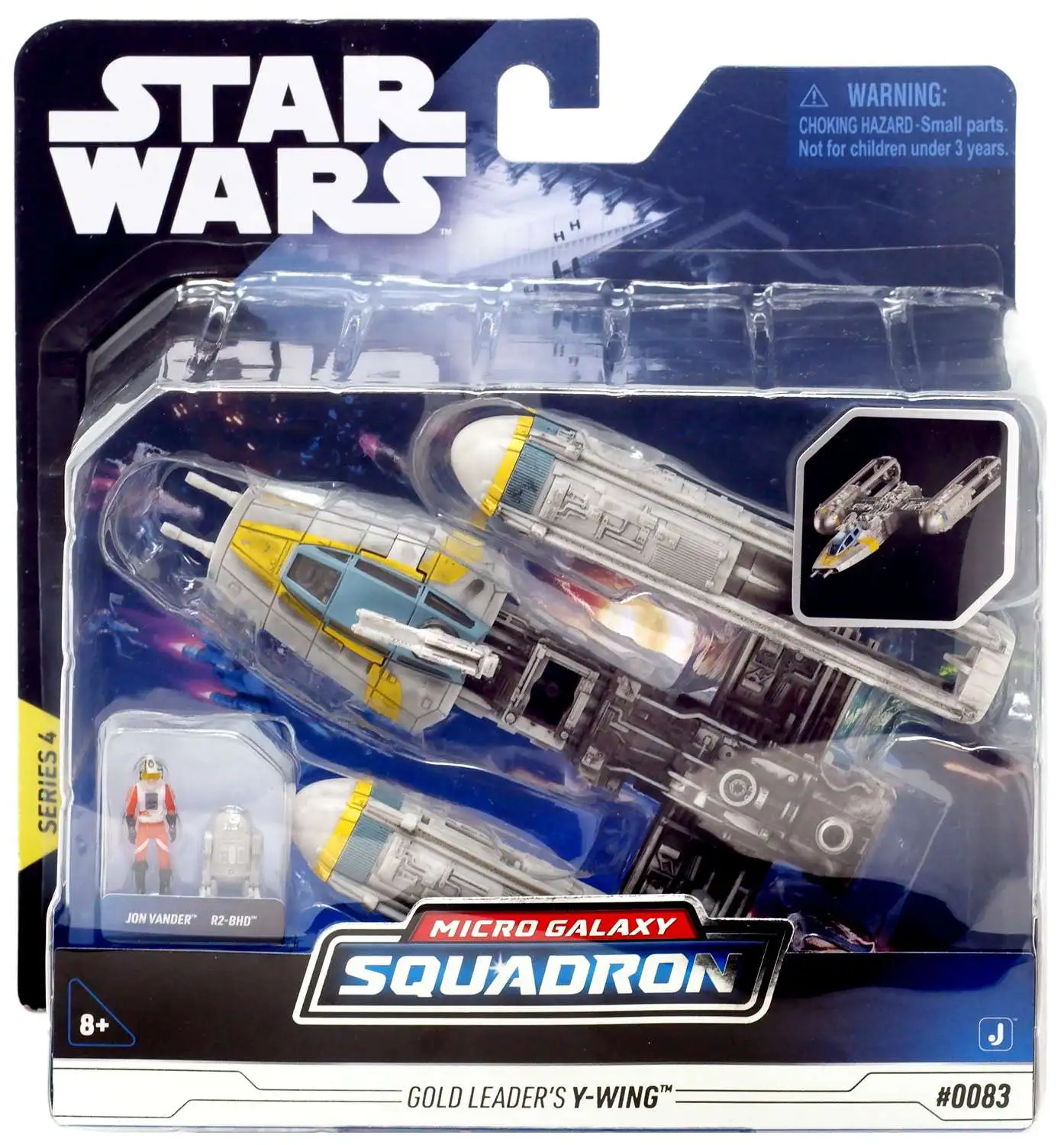 Star Wars Micro Galaxy Squadron Gold Leader's Y-Wing Vehicle