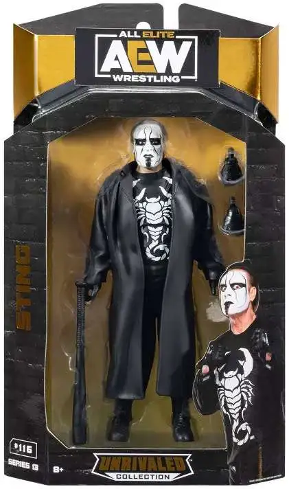 AEW All Elite Wrestling Unrivaled Collection Series 13 Sting Action Figure  Jazwares - ToyWiz