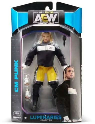 AEW All Elite Wrestling Luminaries Collection Series 8 CM Punk Action Figure