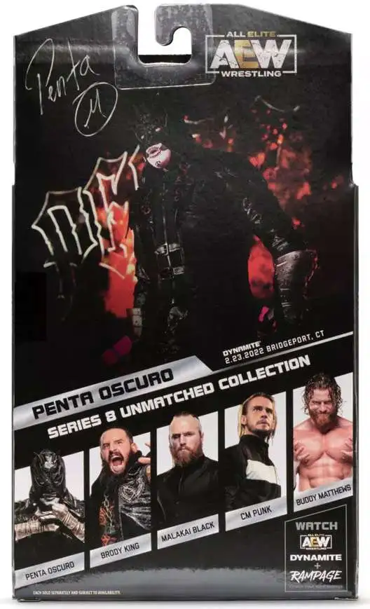 AEW All Elite Wrestling Unmatched Collection Series 8 Penta Oscuro