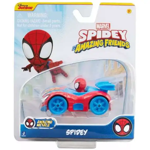 Marvel Spidey & His Amazing Friends Amazing Metals Spidey Diecast Vehicle