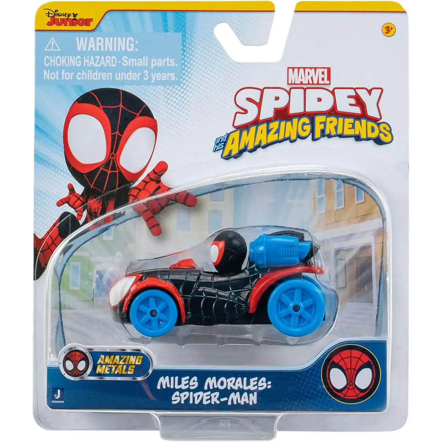 Marvel Spidey & His Amazing Friends Amazing Metals Mile "Spin" Morales Diecast Vehicle