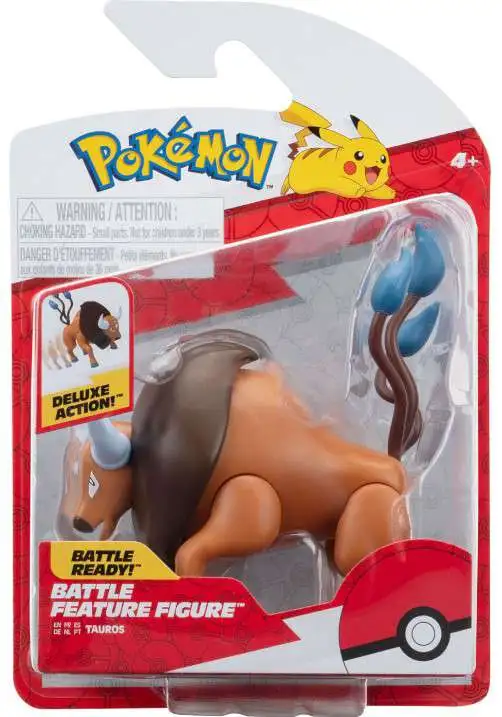 Pokemon Battle Feature Tauros Action Figure [Version 2]