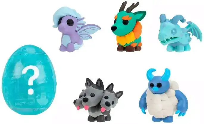 Adopt Me! Mystery Pets Multipack Mini Figure 10-Pack [Comes with Knitted  Pumpkin Hat Online Virtual Item Redemption Code!] (Pre-Order ships January)