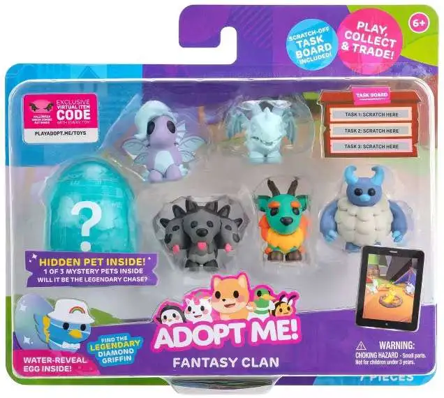 Adopt Me! Pet Fantasy Clan Exclusive Mini Figure 6-Pack [Damaged Package; Item Code Not Guaranteed]