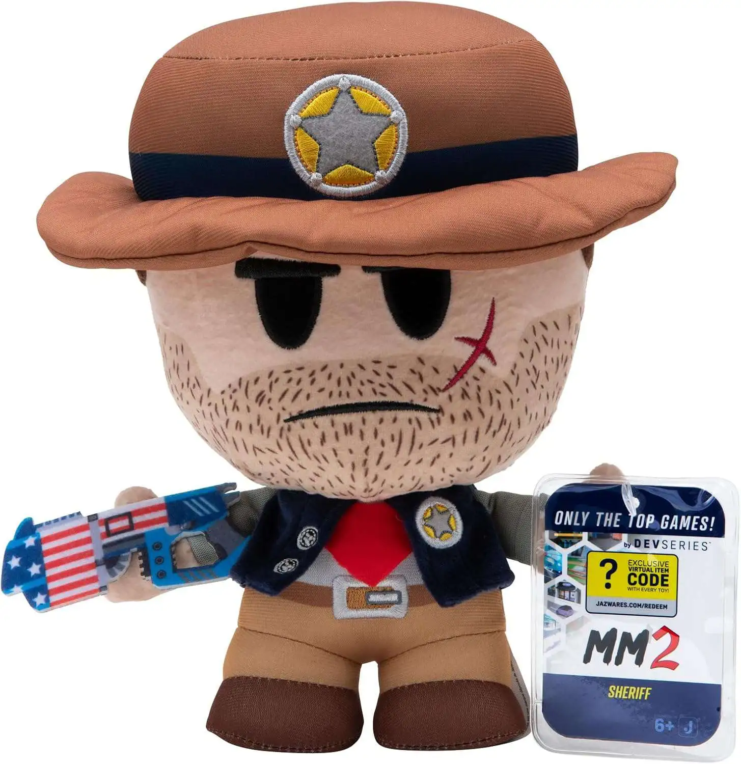 Roblox DevSeries MM2 Sheriff 8.5-Inch Plush