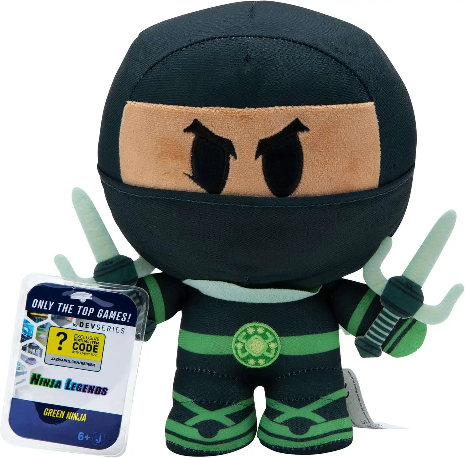 Roblox DevSeries Ninja Legends Green Ninja 8.5-Inch Plush