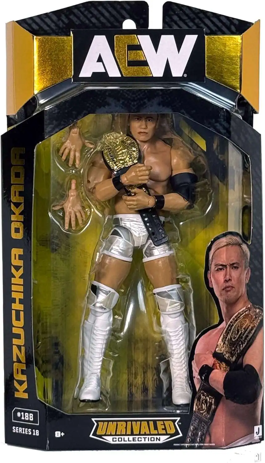 AEW unrivaled オカダ・カズチカ フィギュア AEW All Elite Wrestling Unrivaled Collection Series 18 Kazuchika
