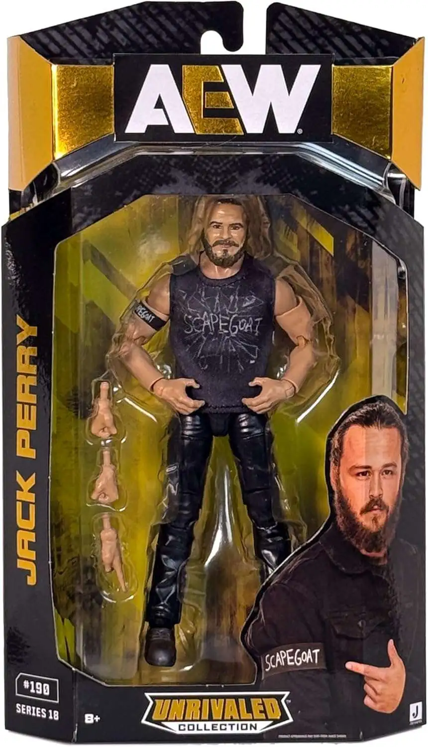AEW All Elite Wrestling Unrivaled Collection Series 18 Jack Perry Action Figure