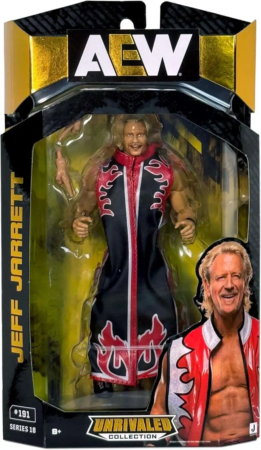 AEW All Elite Wrestling Unrivaled Collection Series 18 Jeff Jarrett Action Figure