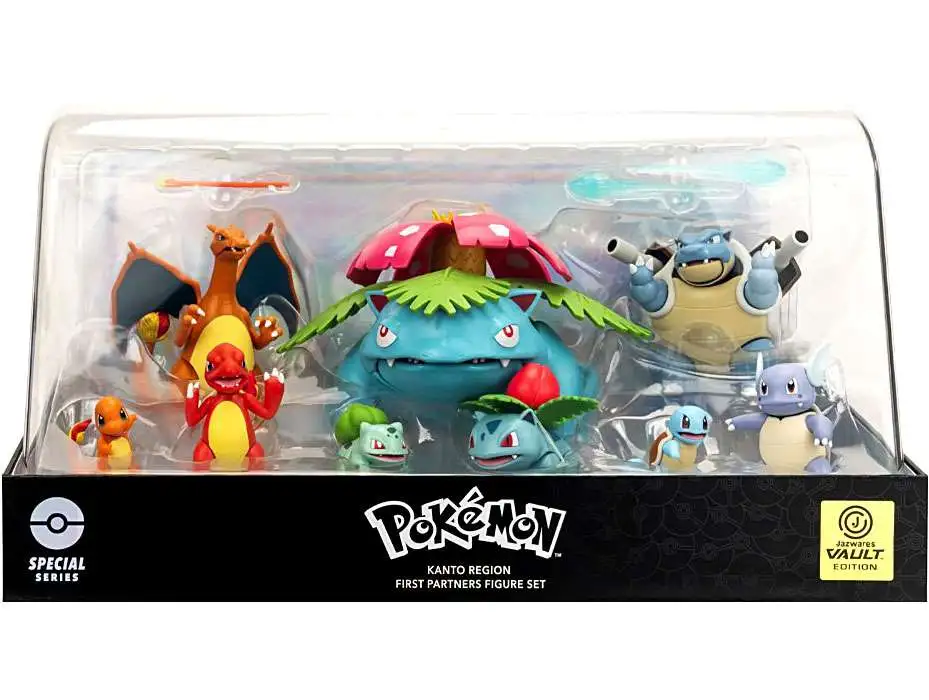 Pokemon Special Series Kanto Region First Partners Exclusive 2-Inch Figure Set