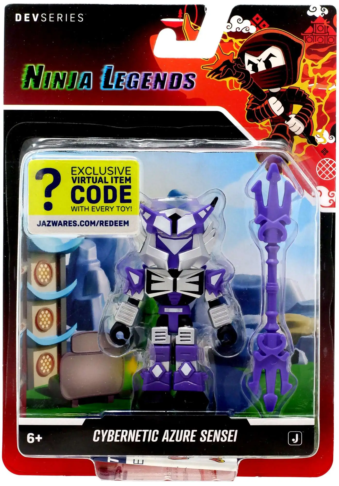 Roblox DevSeries Ninja Legends Cybernetic Azure Sensei 3 Action Figure  Jazwares - ToyWiz