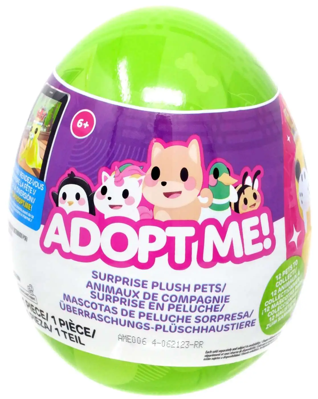 Adopt Me Plush SURPRISE PETS MYSTERY Plush W/Virtual Code SEALED EGG Series  2