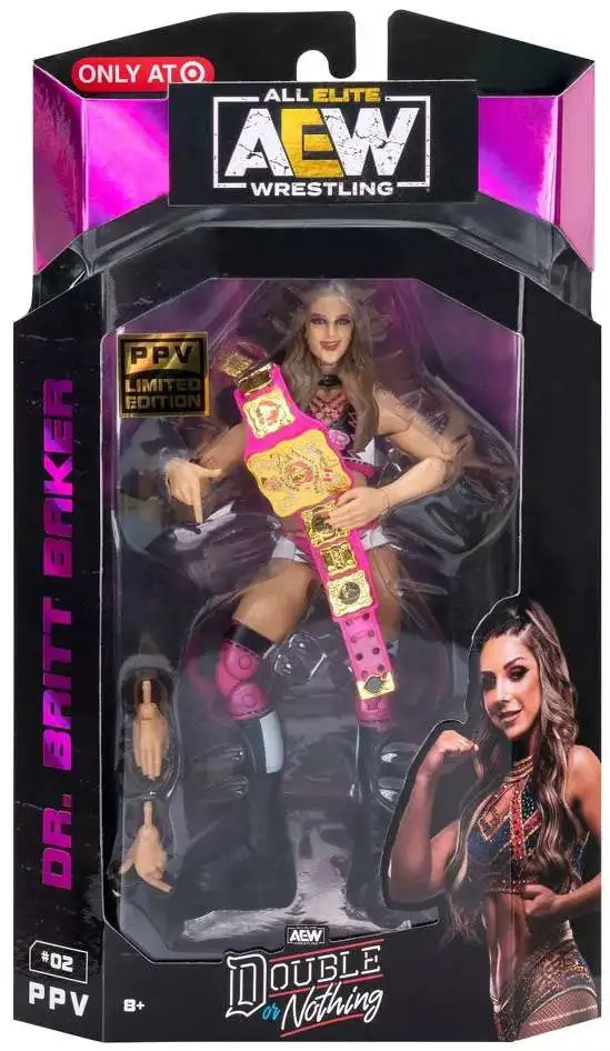 AEW All Elite Wrestling Double or Nothing Dr. Britt Baker Exclusive Action Figure [PPV]