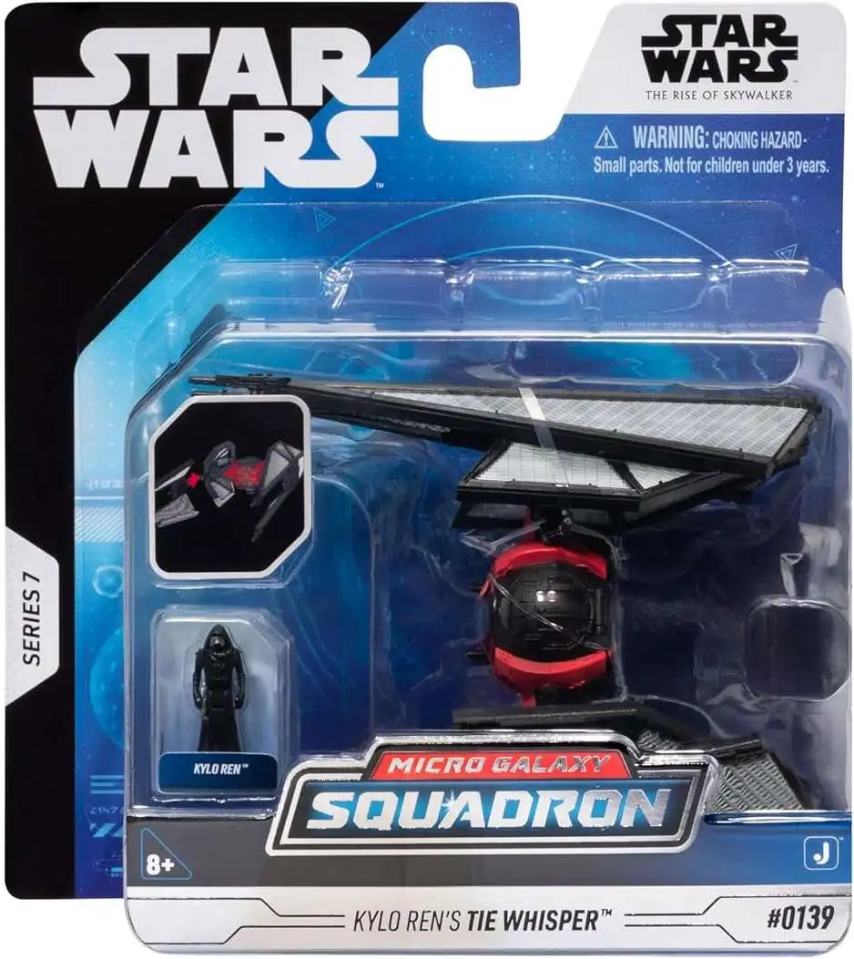 Star Wars Micro Galaxy Squadron Series 7 Kylo Ren's TIE Whisper Vehicle #0139