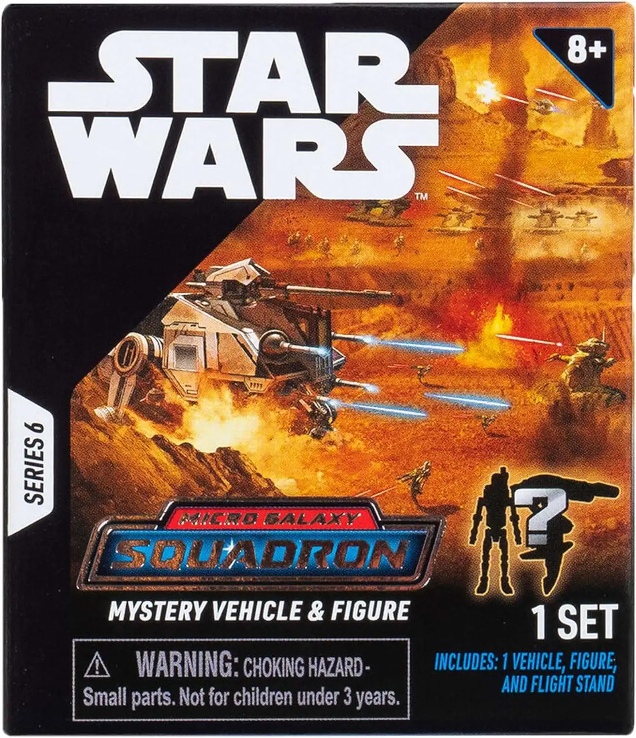 Star Wars Micro Galaxy Squadron Series 6 Mystery Vehicle & Figure Pack [1 RANDOM Vehicle & Figure]