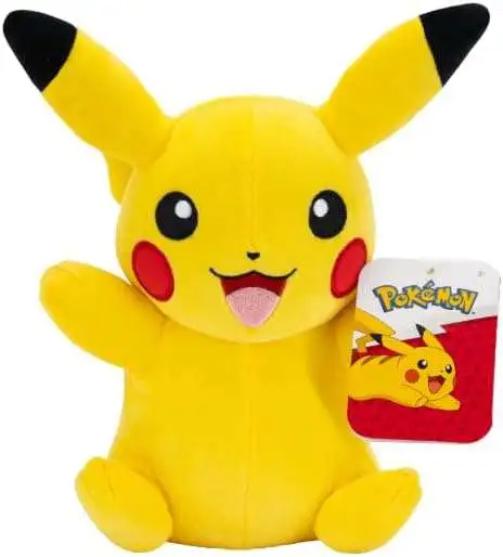 Pokemon Pikachu 8-Inch Plush [Smiling, Arms Up]