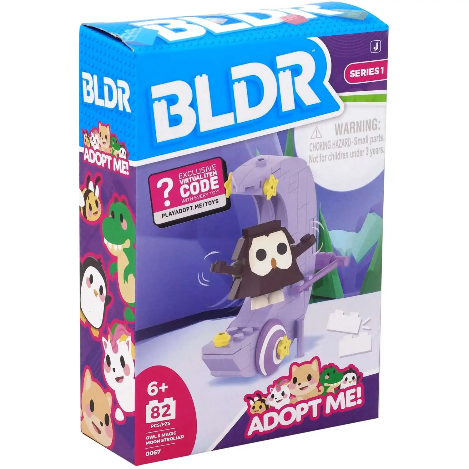 BLDR Adopt Me! Owl & Magic Stroller Building Set #0067