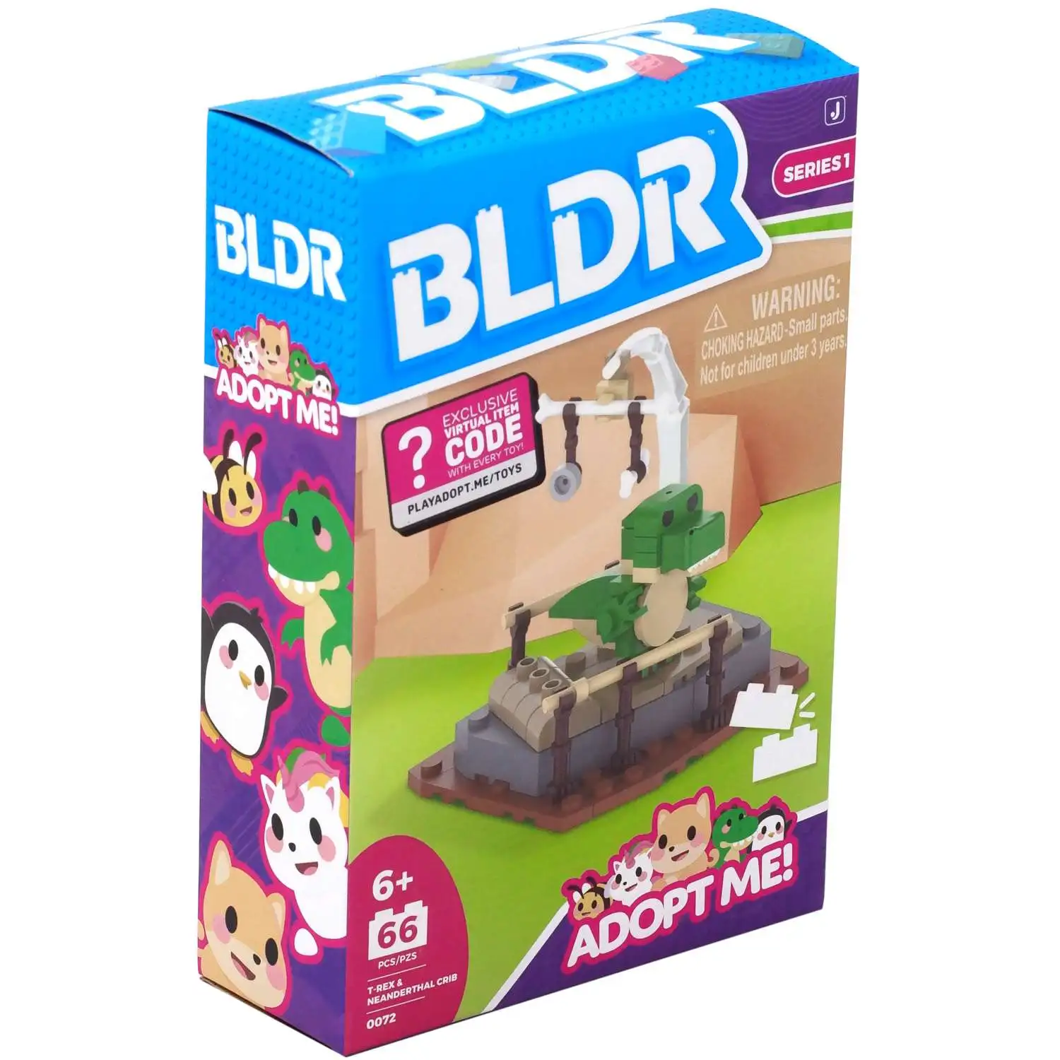 BLDR Adopt Me! T-Rex & Neanderthal Crib Building Set #0072