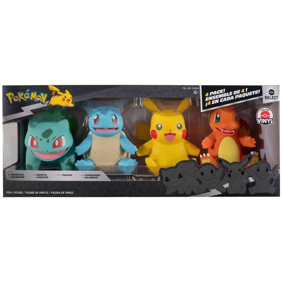 Pokemon Select Series Bulbasaur, Squirtle, Pikachu