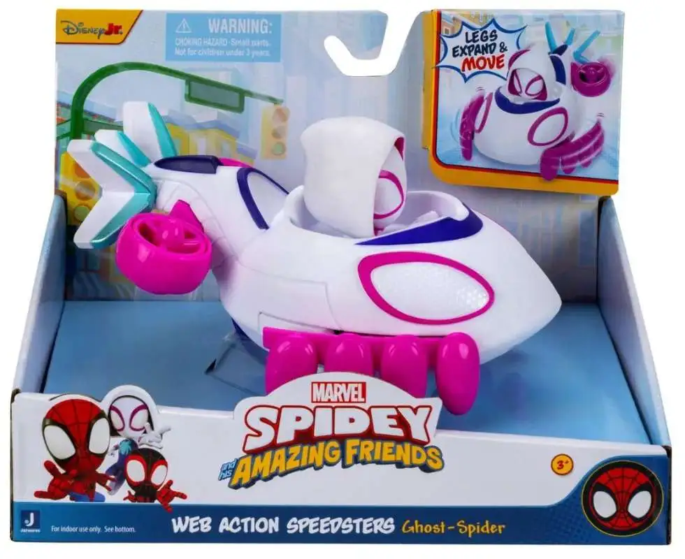 Marvel Spidey & His Amazing Friends Web Action Speedsters Ghost-Spider Vehicle