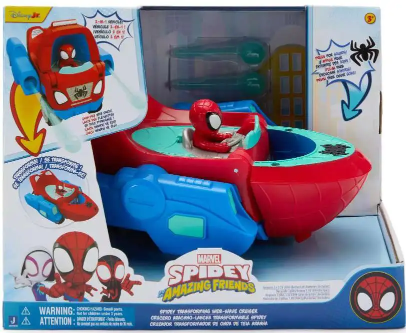 Spidey and His Amazing Friends disc dashers schijfwerpende auto