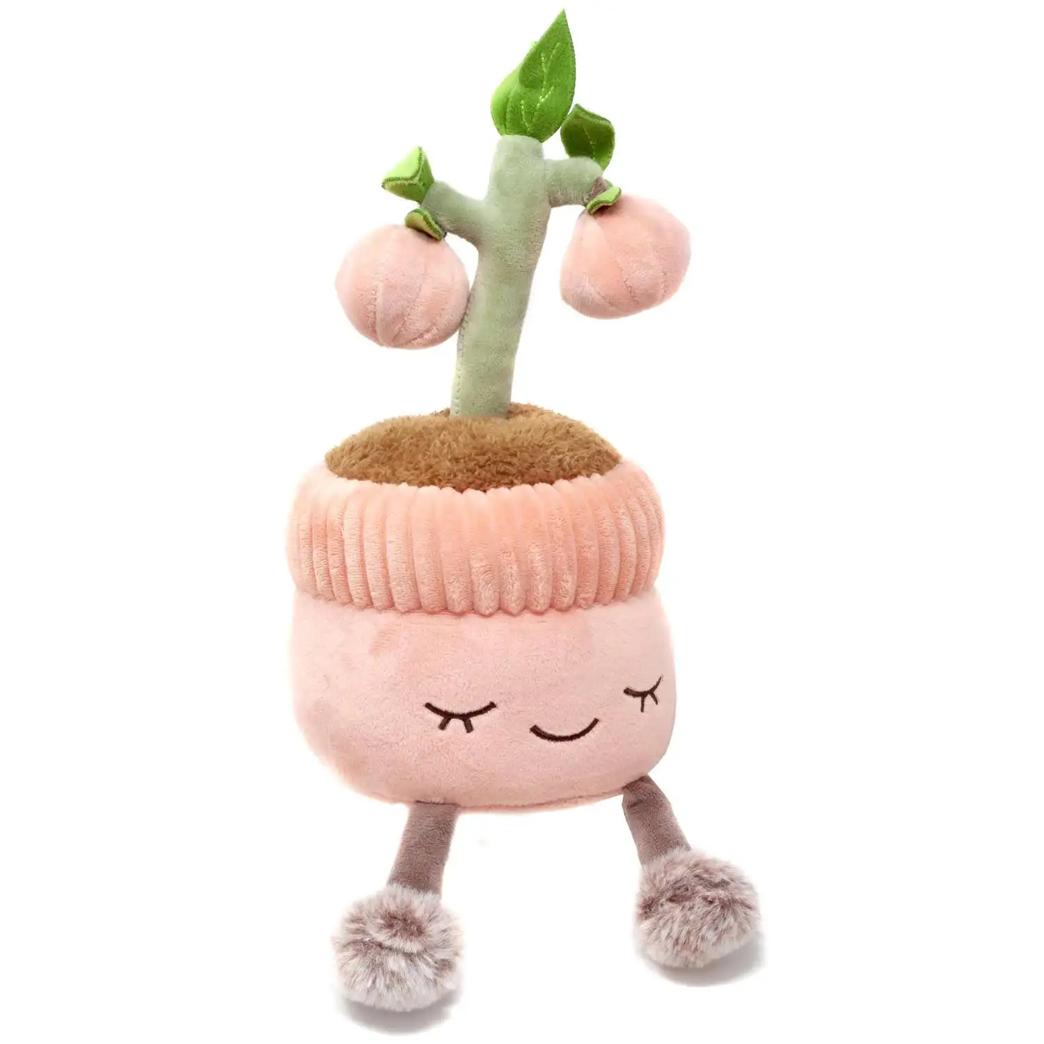 Greenhouse by Russ Potted Plant Peach Tree 12-Inch Plush