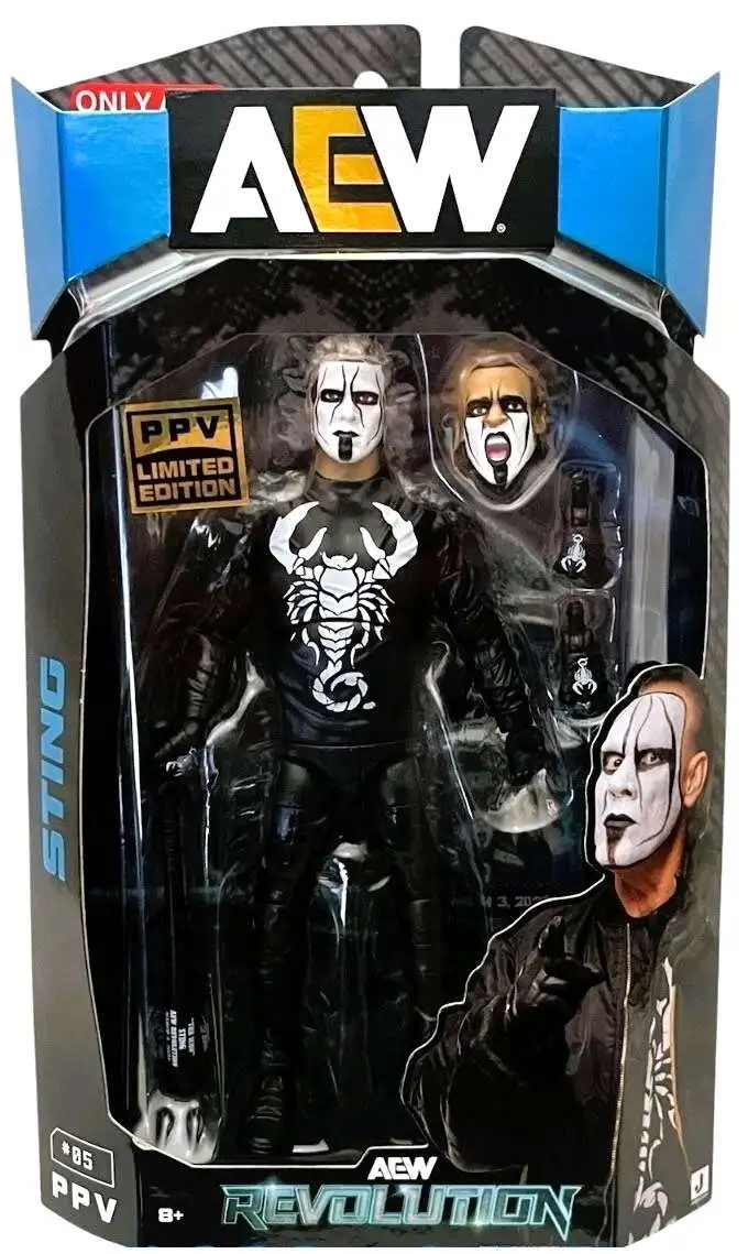 AEW フィギュア　スティング　限定　Sting WWE WCW 新品未開封 AEW Unrivaled Supreme Sting - 6 inch Figure with Alternate