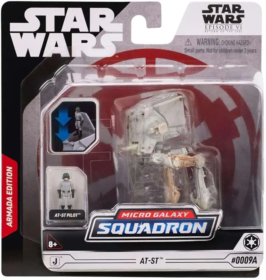 Star Wars Micro Galaxy Squadron Armada Edition AT-ST Vehicle 0009A