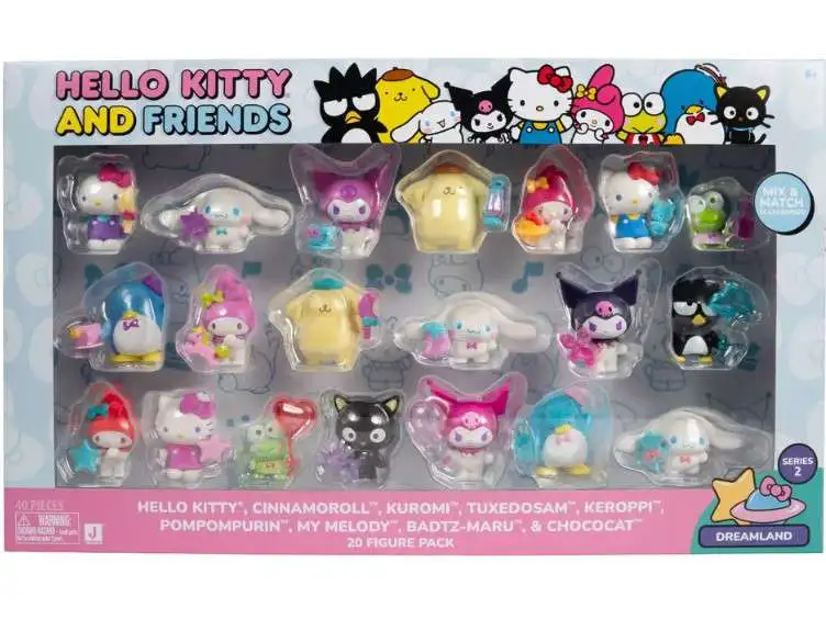 Sanrio Hello Kitty & Friends Series 2 Dreamland Exclusive 2-Inch Figure 20-Pack