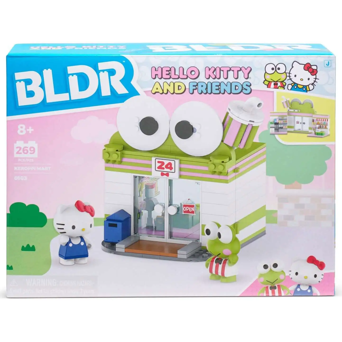 BLDR Hello Kitty Friends Keroppi Mart Building Set 0103