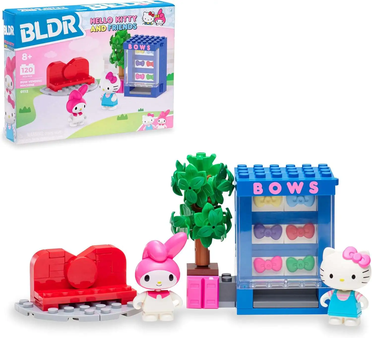 BLDR Hello Kitty & Friends Bow Vending Machine Building Set #0112