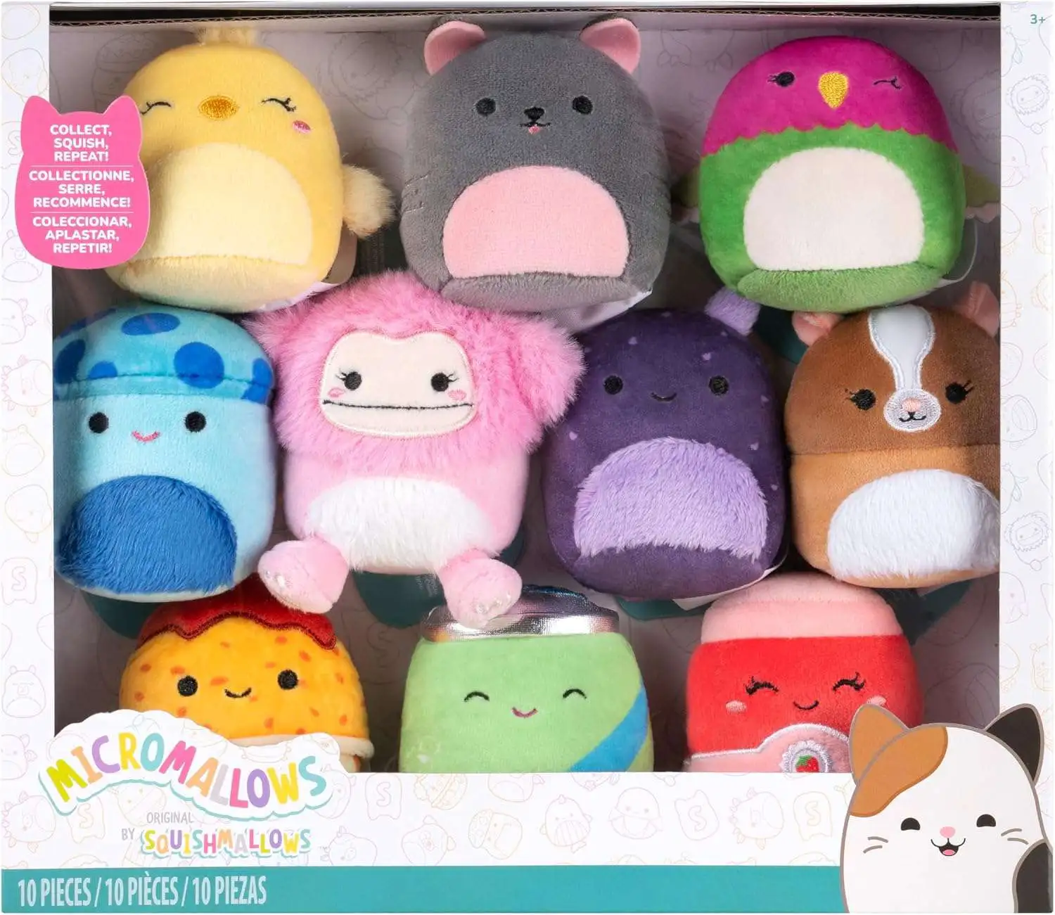 Squishmallows Micromallows 2.5-Inch Mini Plush 10-Pack