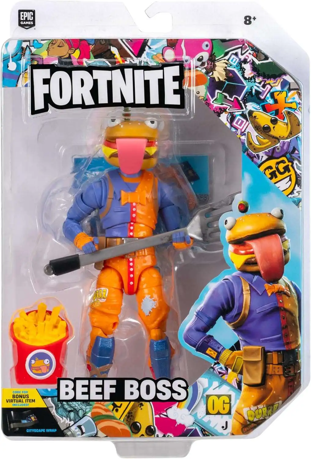 Fortnite Legendary Series Beef Boss 6 Action Figure Includes