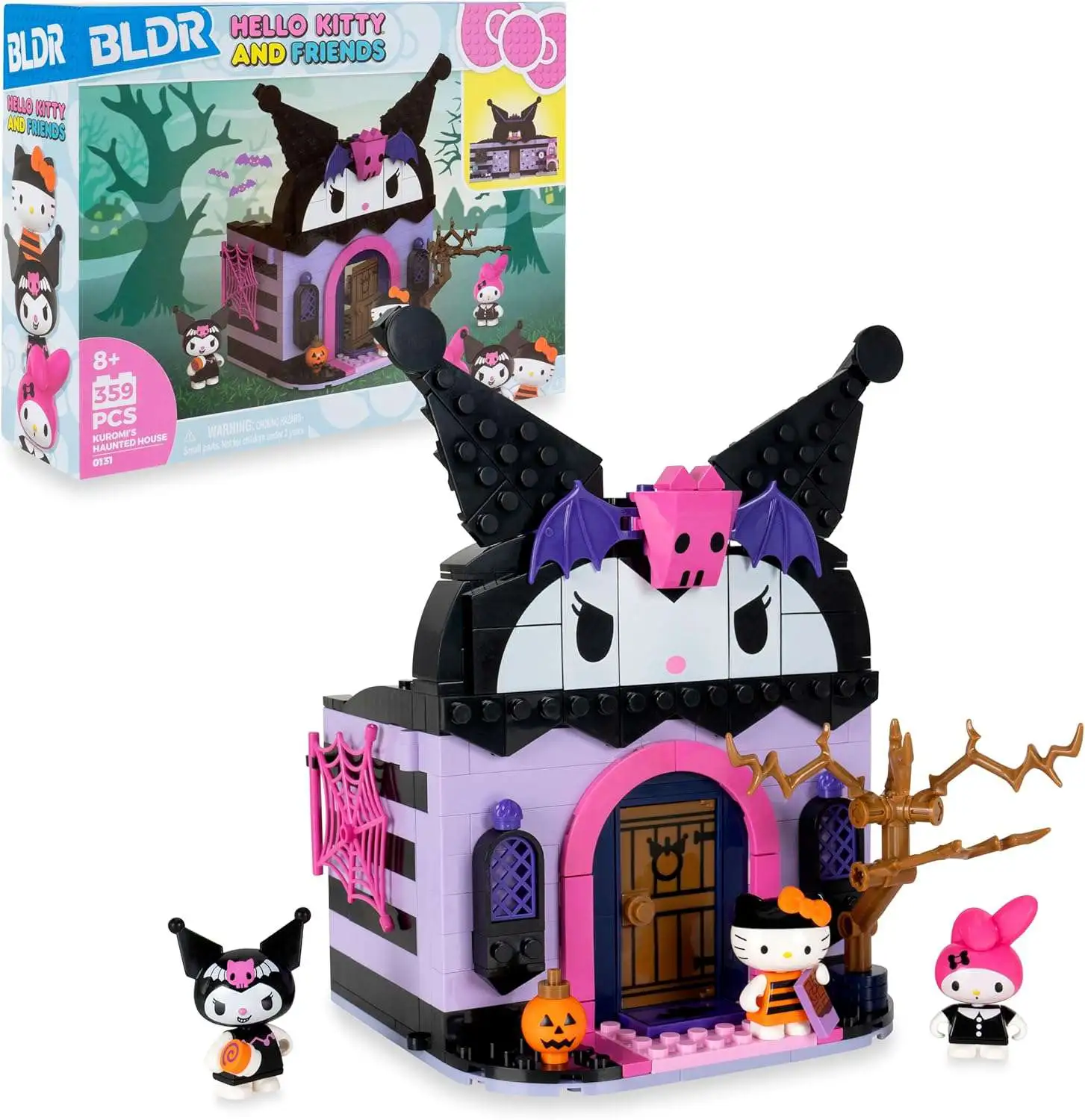 BLDR Hello Kitty Friends Kuromis Haunted House Building Set