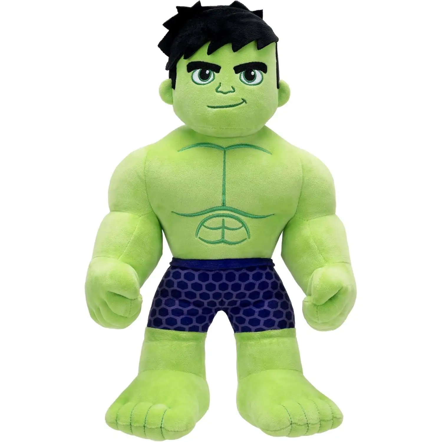 Marvel Spidey & His Amazing Friends My Friend Hulk 16-Inch Plush with Sound