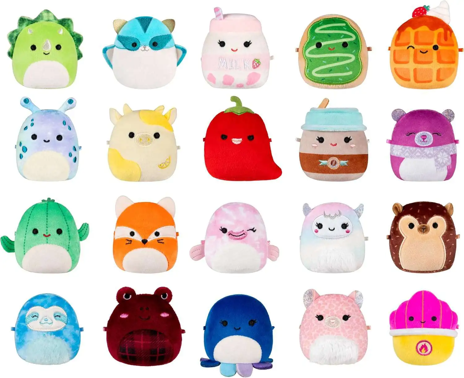 Squishmallows Micromallows 2.5-Inch Mini Plush 20-Pack