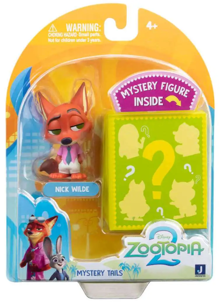 Disney Zootopia 2 Mystery Tails Nick Wilde Mystery 2.5 Mini Figure