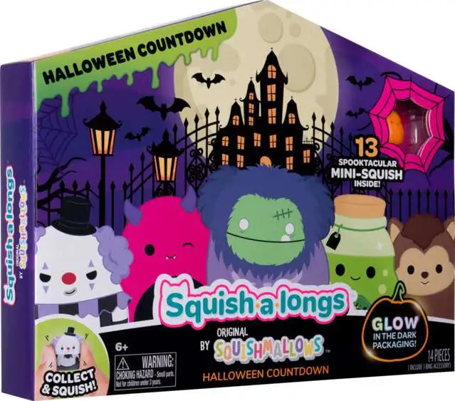 Squishmallows Squish-a-Longs 2025 Halloween 2.5-Inch Halloween Countdown [13 Mini-Squish!]