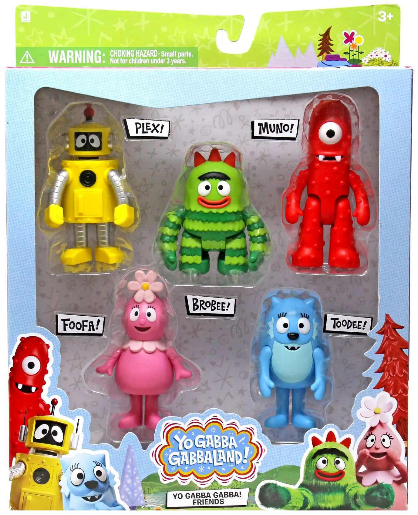 Yo Gabba Gabba! Friends Action Figure 5-Pack