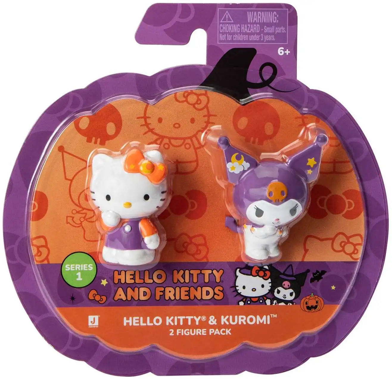Sanrio Hello Kitty & Friends Series 1 Halloween Hello Kitty & Kuromi Mini Figure 2-Pack