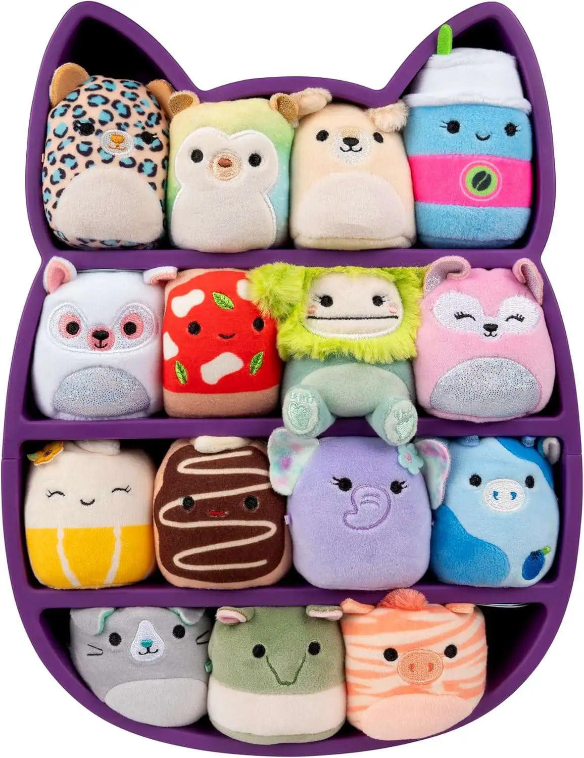 Squishmallows Micromallows Cam Display! 2.5-Inch Mini Plush 15-Pack