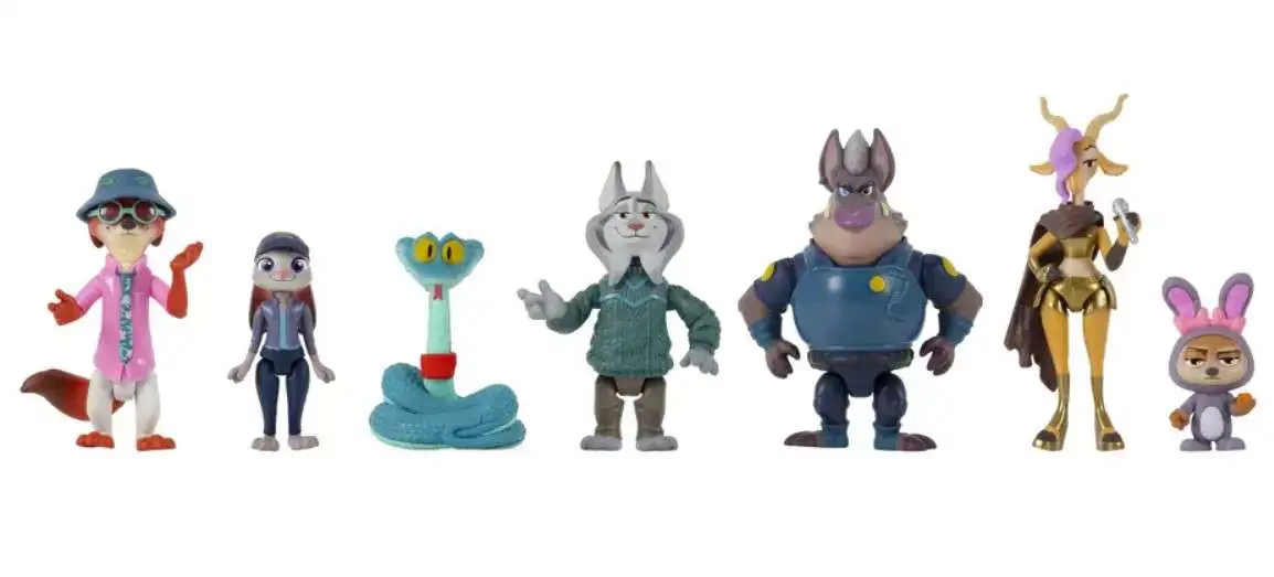 Disney Zootopia 2 Nick Wilde, Judy Hopps, Gary DeSnake, Finnick
