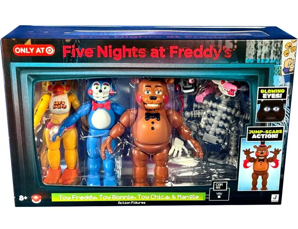 Five Nights at Freddy's Toy Freddy, Toy Bonnie, Toy Chica & Mangle Exclusive Action Figure 4-Pack